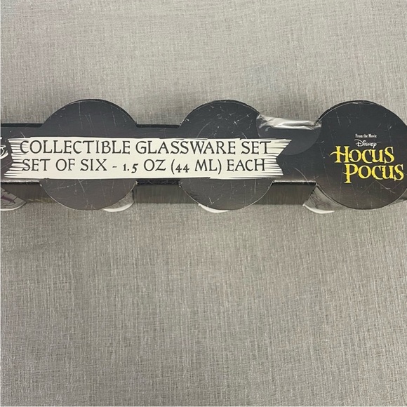 Hocus Pocus Collectible 6 Piece Shot Glads Set NEW - Picture 5 of 5